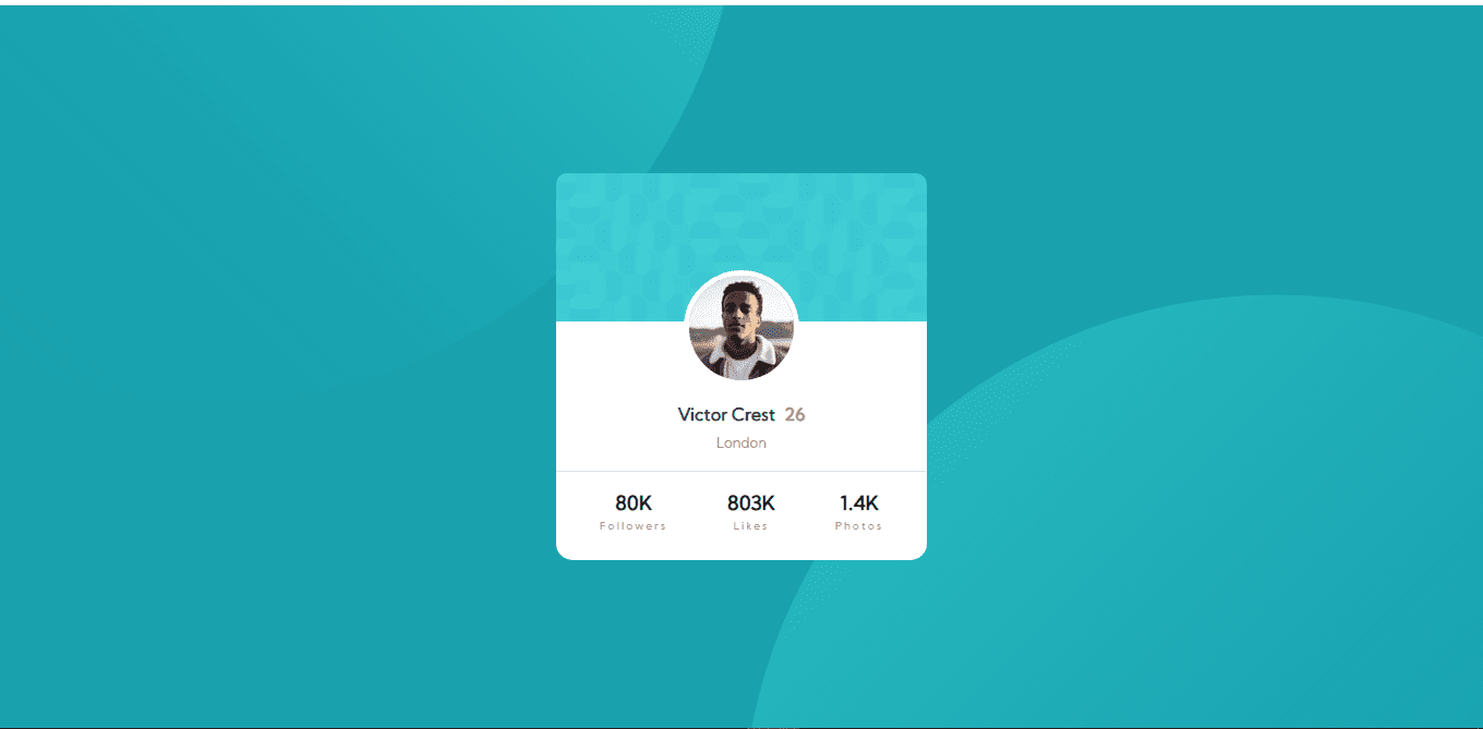 Profile card